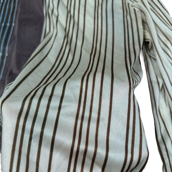 RARE! Vintage 70s 80s Chess King Striped Button Down Shirt Sz‎ L - Picture 12 of 15